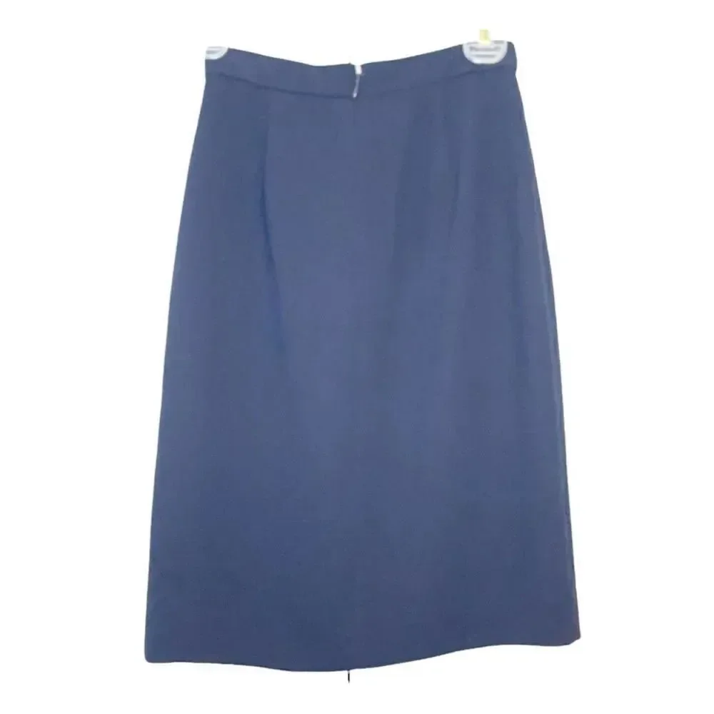 J. Crew Tall No. 2 Pencil® skirt in bi-stretch cotton - Size 00 Navy